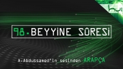 98. Beyyine Sûresi - Kur'ân-ı Kerîm Çözümü (arapça)