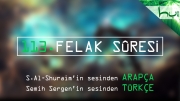 113 - Felak Sûresi - Arapçalı Türkçe Kur'ân Çözümü