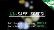 61 - Saff Sûresi - Arapçalı Türkçe Kur'ân Çözümü